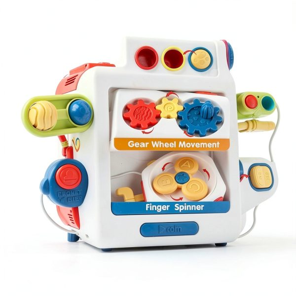 Runjinchuan Busy Cube Activity Toy for Toddlers Safe-1
