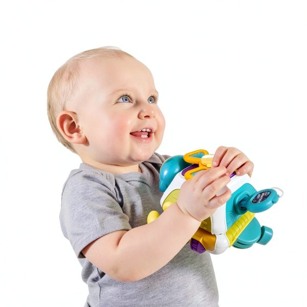 WYCYJU Montessori Busy Cube Toddler Activity Learning Toy-6