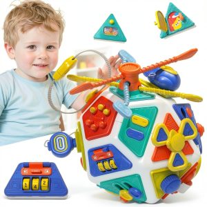 Shantou Yingmeidi Montessori Activity Cube Toddler Travel-0