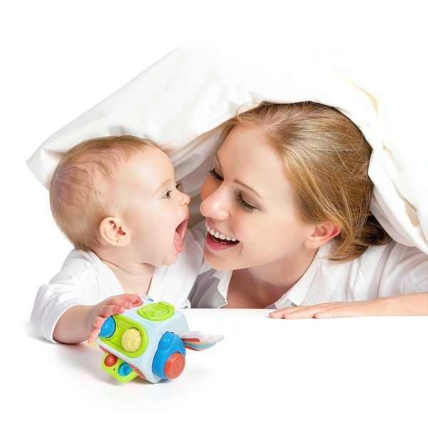 Runjinchuan Busy Cube Activity Toy for Toddlers Safe-3