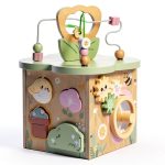 ROBUD Wooden Activity Cube Educational Toy for Toddlers-0