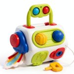 Runjinchuan Busy Cube Activity Toy for Toddlers Safe-0