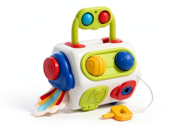 Runjinchuan Busy Cube Activity Toy for Toddlers Safe-0