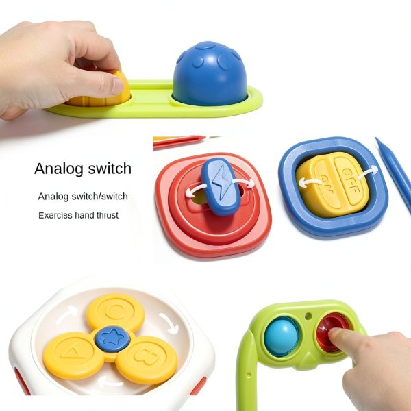 Runjinchuan Busy Cube Activity Toy for Toddlers Safe-5