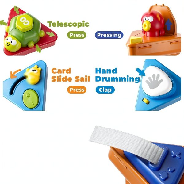 Vanvimen Montessori Activity Cube Sensory Toys Toddlers 1-10-3