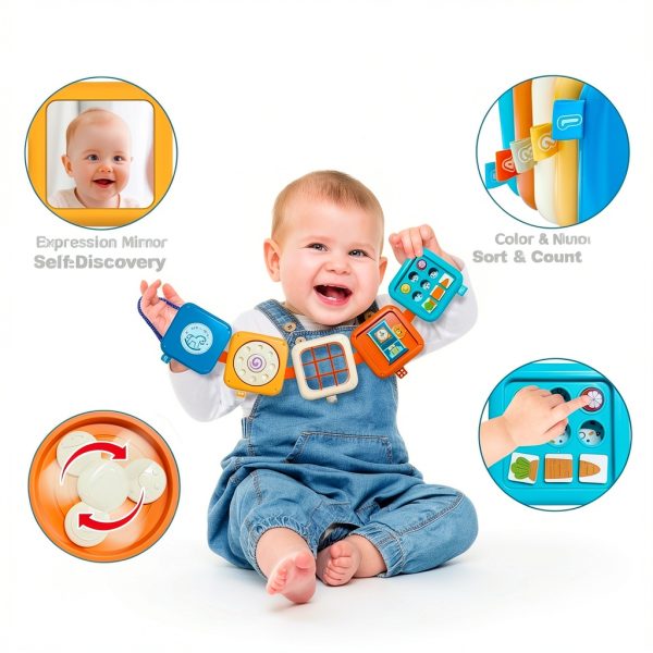 Toylfort Montessori Busy Board Sensory Activities Fine Motor-8