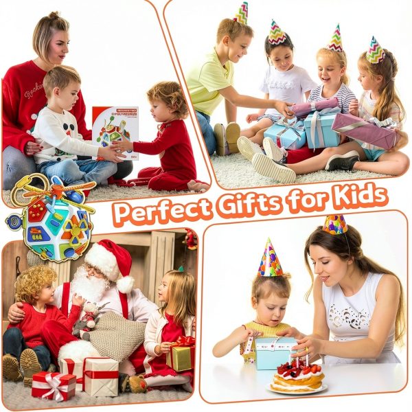 Shantou Yingmeidi Montessori Activity Cube Toddler Travel-6