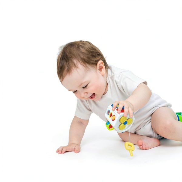 Runjinchuan Busy Cube Activity Toy for Toddlers Safe-6