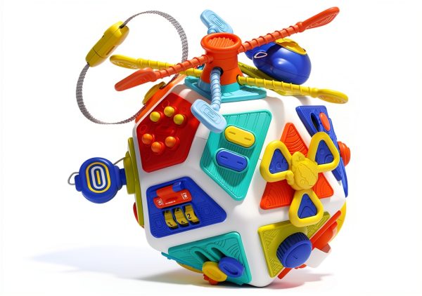 Shantou Yingmeidi Montessori Activity Cube Toddler Travel-8