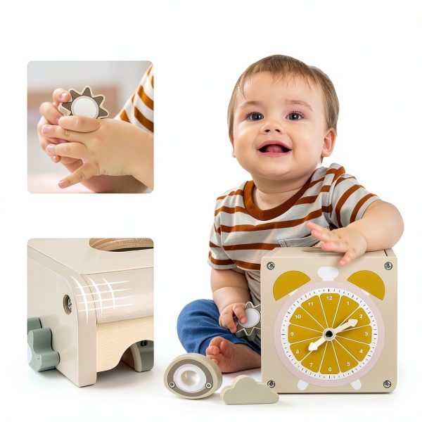 Vanplay Montessori Activity Cube Educational Toy for-3