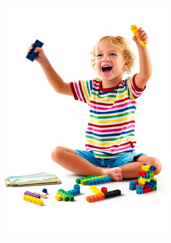 Coogam Math Cubes Activity Set for Kids Learning Numbers-4