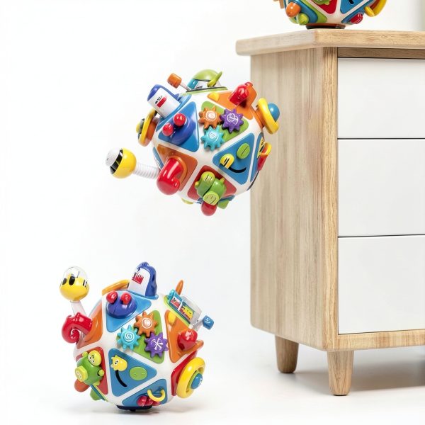 Vanvimen Montessori Activity Cube Sensory Toys Toddlers 1-10-7