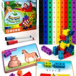 Coogam Math Cubes Activity Set for Kids Learning Numbers-0