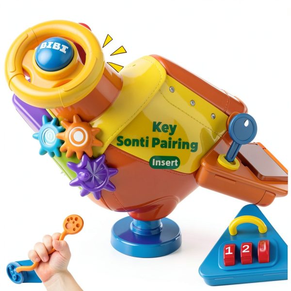 Vanvimen Montessori Activity Cube Sensory Toys Toddlers 1-10-2