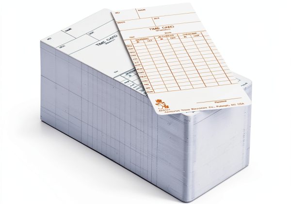 Acroprint Time Cards ATR121 Biweekly for ATR120 Clock 250 White Cards-0