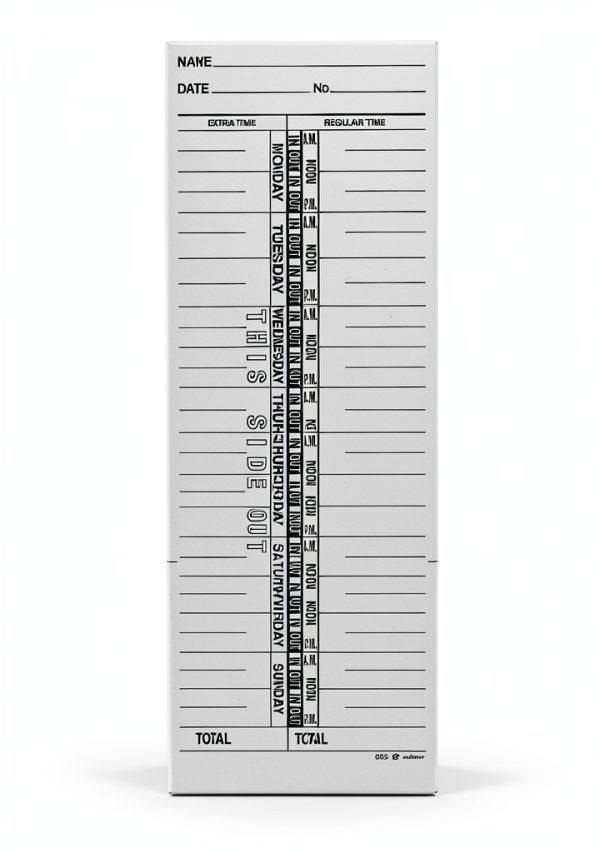 Adams Time Cards Weekly 1-Sided Manila Green Print 200-Count-1