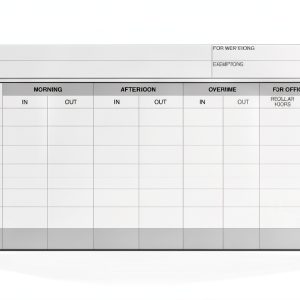 Adams Time Sheet, 9 x 5.5 Inch, Weekly Format, 2-Part, Carbonless, 100-Pack, White, Canary (NC9507)-0