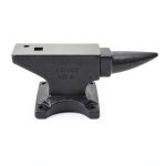 22 Lbs Cast Steel Anvil with Single Horn, High Hardness 55 HRC, Forged-0