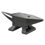 Happybuy Single Horn Anvil 22Lbs Cast Steel for Blacksmithing-0