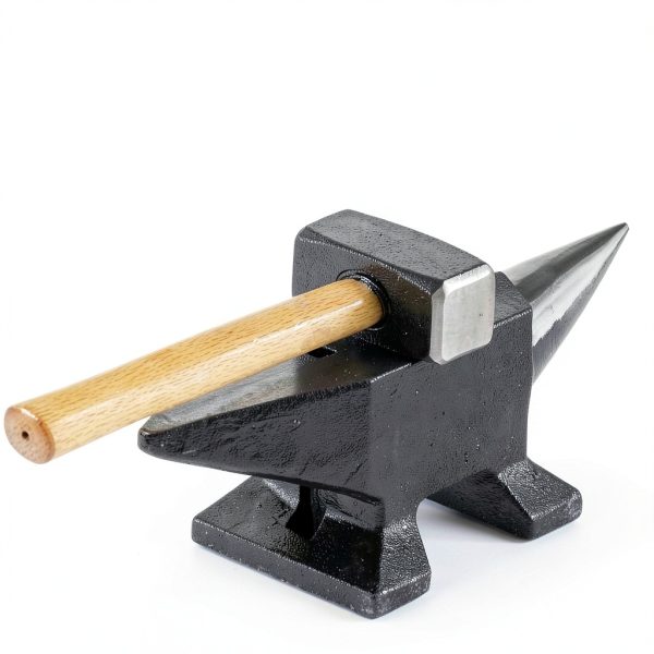 Happybuy Single Horn Anvil 22Lbs Cast Steel for Blacksmithing-4